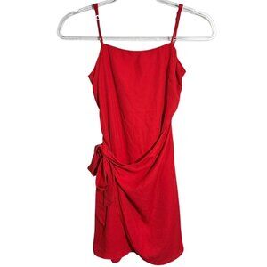 Lucy In The Sky Red Back Cut Out Mini‎ Dress 💄💋